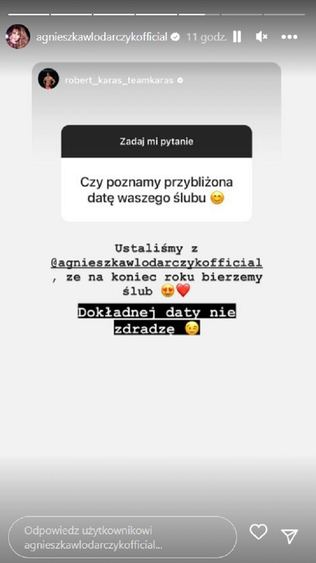 Agnieszka Wlodarczyk i Robert Karas slub