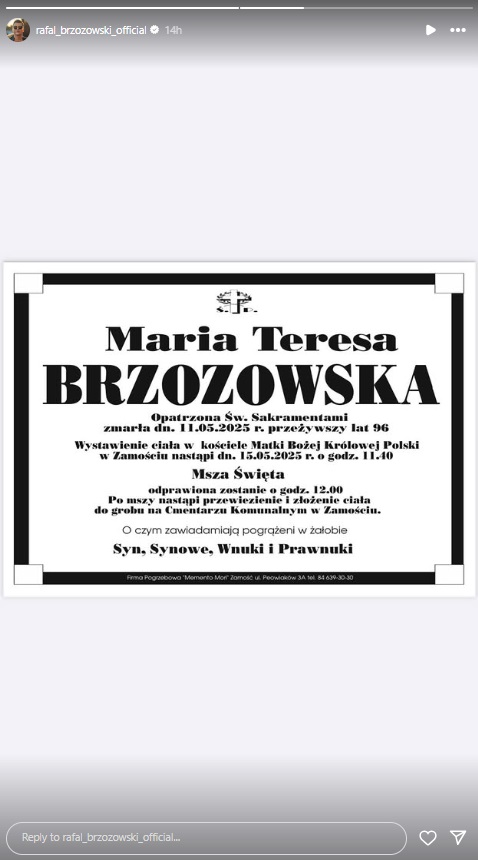 Rafal Brzozowski instagram